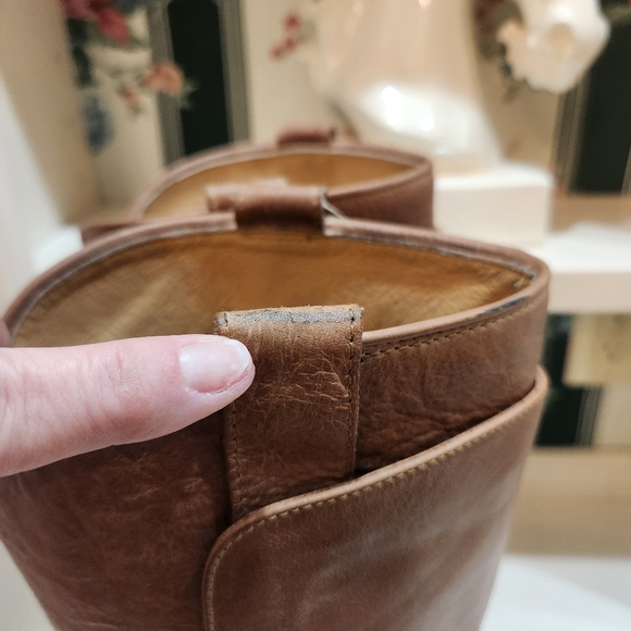 Frye 'Paige' Tall Riding Boots 100% Leather Sz 6 Brown - Picture 13 of 14